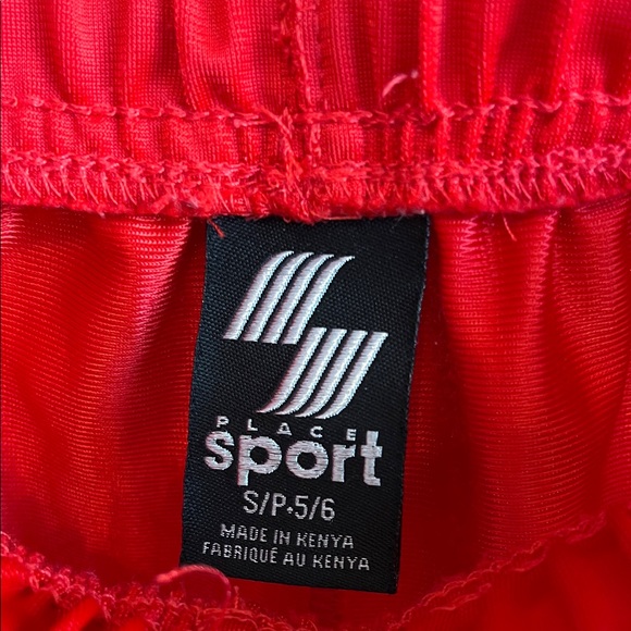 ⭐️⭐️ PICK 5 / $20 Place Sport Boys Red Athletic Shorts Small 5/6 - Picture 4 of 4